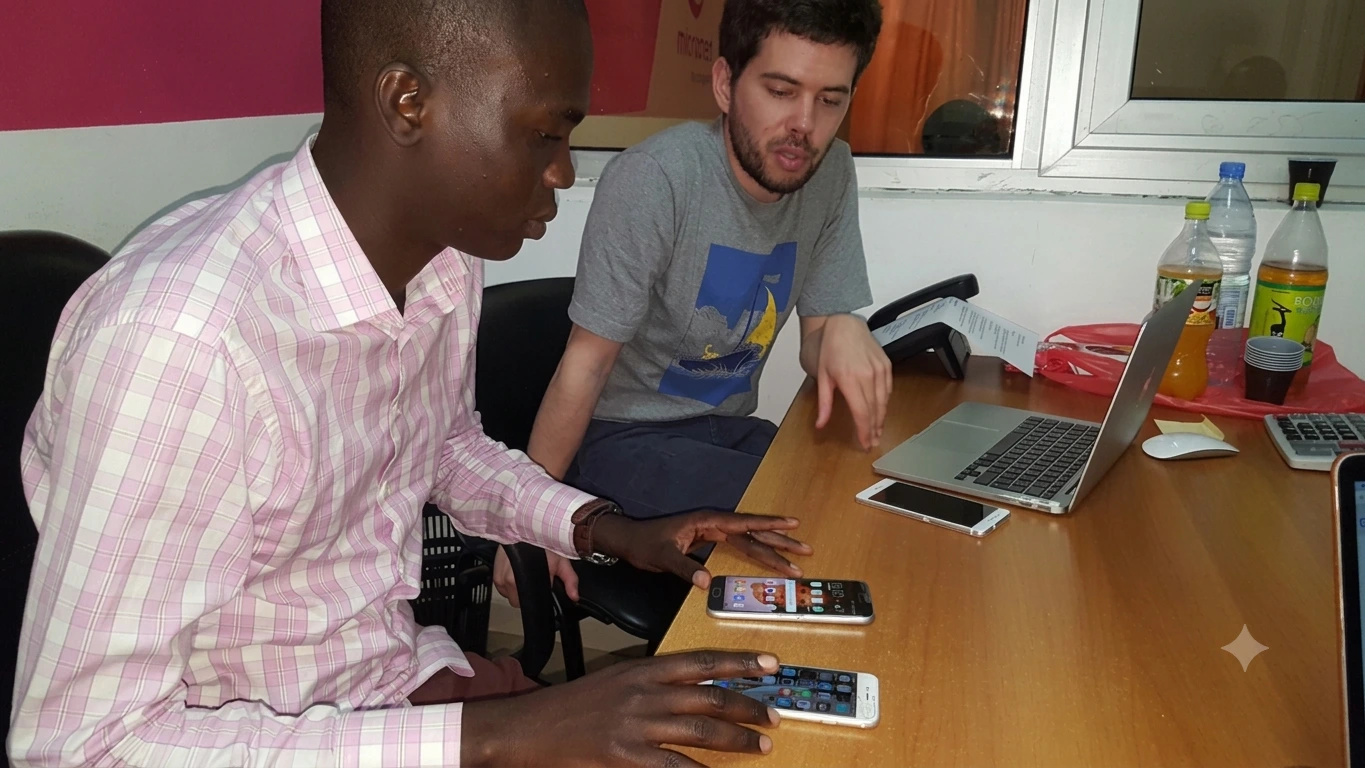 First round of user testing in Dakar
