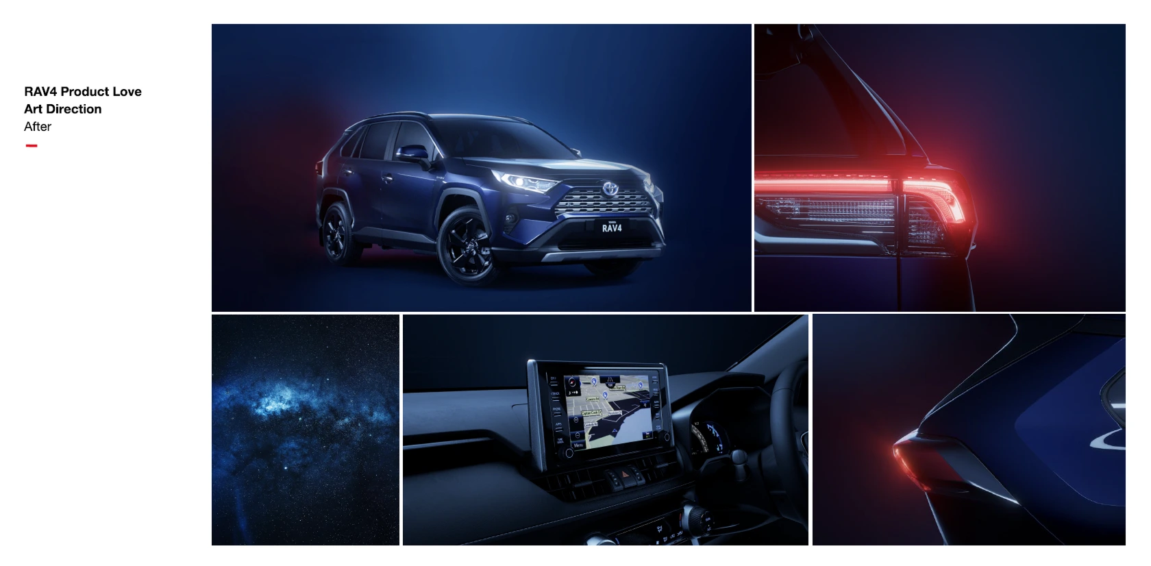 Product Love concept showing lifestyle vehicle photography after